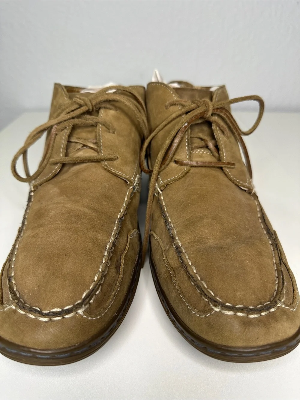 Sperry Men's Leather Lace-up Chukka Boots in Brown 10.5